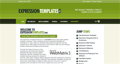 Desktop Screenshot of expression-templates.org